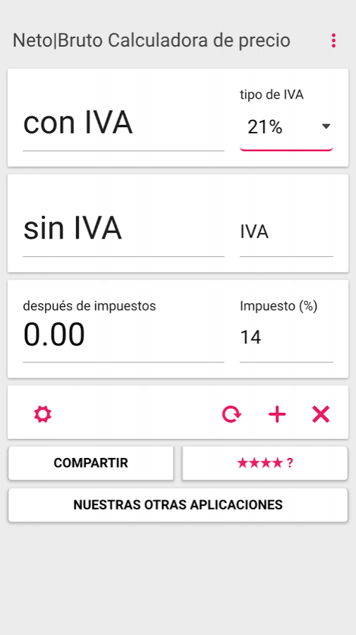 Generacion borde tristeza Tax and VAT Calculator - Contabilidad y Finanzas - App de Gestión